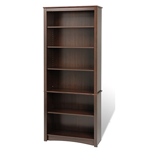 Prepac Espresso 6-Shelf Bookcase