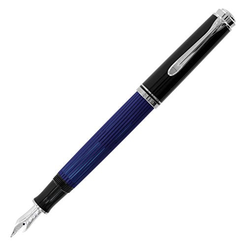 Pelikan 805 Blue Series Fountain Pen - Blue/Black, Fine Nib 933622