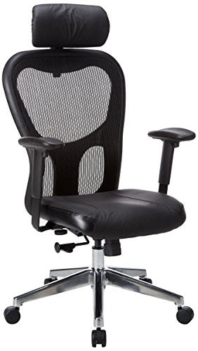 Lorell High-Back Executive Chair, 24-7/8 by 23-5/8 by 52-7/8-Inch, Black