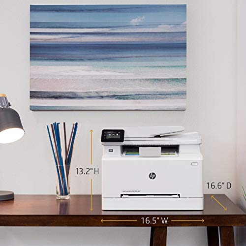 HP Laserjet Pro M281cdw All in One Wireless Color Printer, Scan, Copy and Fax with Ease with Bonus of 30 Sheets of HP Brochure Paper (T6B83A) - Premier Edition
