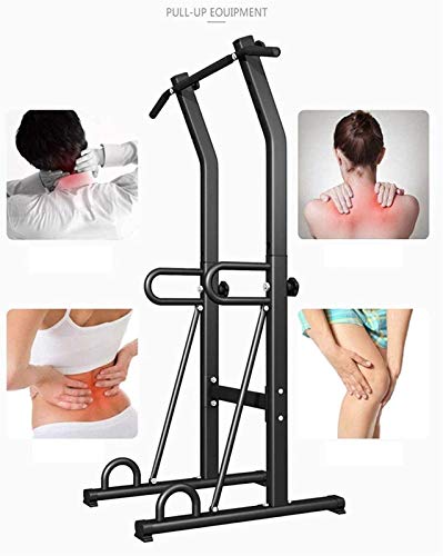 ZXNRTU Strength Training Equipment Strength Training Dip Stands Multifunctional Power Tower, 6 Level Height Adjustment, 300kg, for Strength Training Home Gym