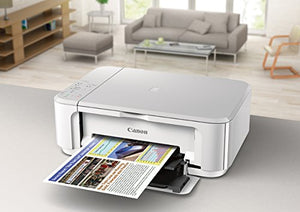 Canon PIXMA MG3620 Wireless All-In-One Color Inkjet Printer with Mobile and Tablet Printing, White