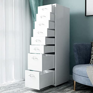 Lingula Vertical Metal File Cabinet 8 Drawers - Legal/Letter/A4 Storage - Model C, 1.4mm Size