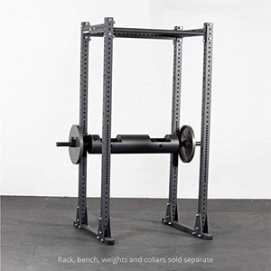 Titan Fitness 8 inch Rackable Strongman Log Bar Powerlifting Log Press Home Weightlifting
