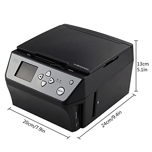 COMDS Slide Scanner, 22MP High-Resolution Negative Converter - Convert Color/B&W 135 Film/35mm Slide/110 Film Business Card to JPG Digital Photos - USB Output Support