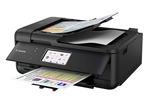 Canon PIXMA TR8520 Wireless All in One Printer | Mobile Printing | Photo and Document Printing, AirPrint(R) and Google Cloud Printing, Black (Renewed)