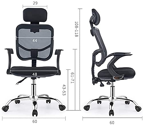 Office Chairs Breathable Mesh Multi-Functional Ergonomic Rotating Recliner