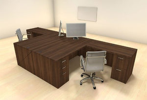 UTM Modern Executive Office Workstation Desk Set for Two Persons - CH-AMB-F19