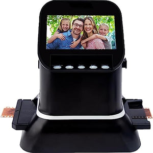 PACUM Digital Film Scanner with 4.3'' LCD Screen, Converts Films/Slides/Negatives to JPEG