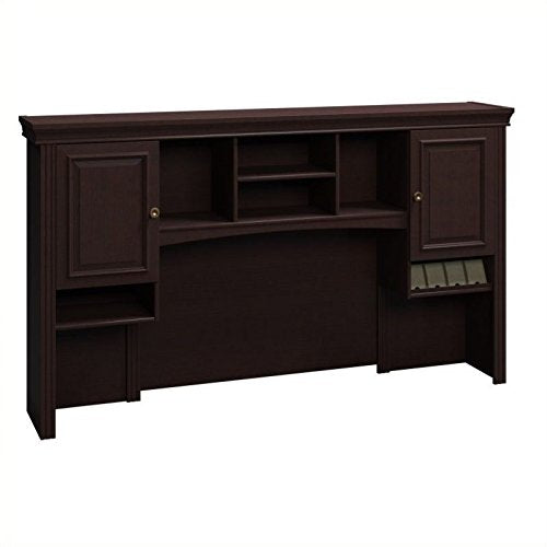 Bush Industries Syndicate 26" H x 77" W Desk Hutch Finish: Mocha Cherry