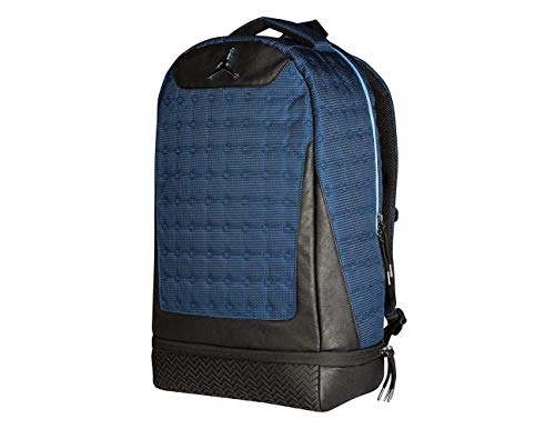 Nike Air Jordan Retro 13 Backpack Laptop Storage Shoe Pocket Bag (Navy Blue)