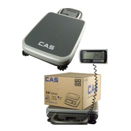 CAS PB-150 PB Series Portable Bench Scale, 150 lbs Capacity, 0.05 lbs Resolution