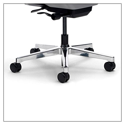 Steelcase Amia Task Chair: Adjustable Back Tension - LiveLumbar Support - Seat Slider - 4 Way Adjustable Arms - Black Frame/Black Fabric
