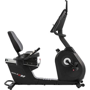 SOLE R92 Recumbent Bike with Heart Rate Monitoring