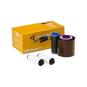 Zebra Technologies 800077-770 True Colors IX Series Color Ribbon for ZXP Series, 7 Compatible, Ymcuvk, 750 Labels per Roll