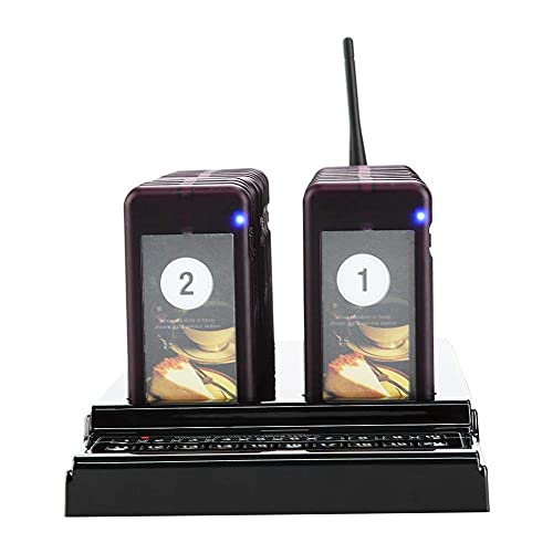 Pomya Restaurant Paging System with 20 Food Pagers