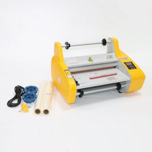 DEJUN 13" Hot and Cold Roll Laminator 110V Digital Thermal Laminating Machine