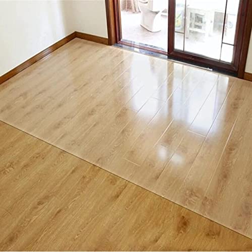 HOBBOY Clear Plastic Hard-Floor Chair Mat 2mm Thick - Waterproof - Various Sizes
