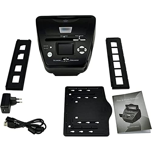 MYDLO All-in-1 Film & Slide Scanner, Slide Viewer - Converts 35mm 135 110 126 Films/Slides/Negatives to Digital JPG Photos