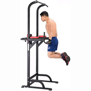 DSWHM Fitness Equipment Strength Training Equipment Strength Training Dip Stands Multi Function Pull Up Bar Dip Station for Streorngth Training Wkout Abdominal Exercise Full Body Strength Training