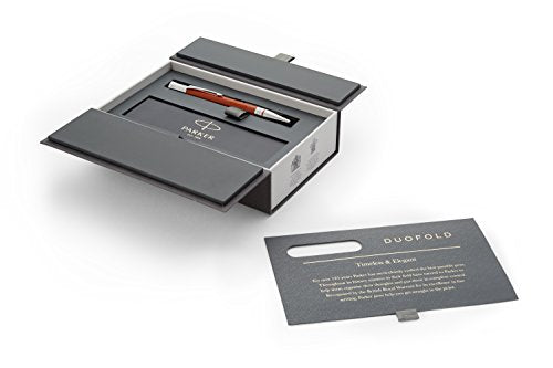 PARKER Duofold Ballpoint Pen, Classic Big Red Vintage with Medium Point Black Ink Refill
