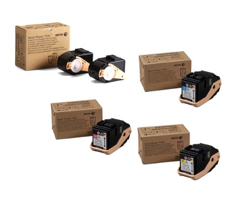Xerox Phaser 7100 Toner Cartridge Set (OEM) Black, Cyan, Magenta, Yellow