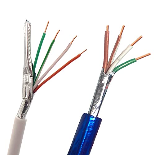 DAVITU Telephone Communication Cable - 4 Core 0.4 Pure Oxygen Free Copper 200m