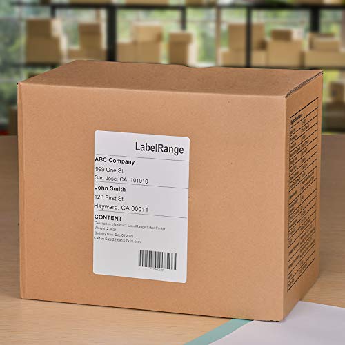 LabelRange Shipping Label Printer - 300DPI Commercial Grade Direct Thermal Label Printer - Great for Barcodes,Labels,Mailing,Shipping and More - 4x6 Printer