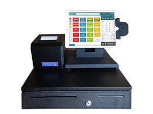 Datio Point of Sale Cash Register for iPad with Cash Drawer, Receipt Printer and Stand for Datio POS Software