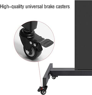 Generic TV Stand with Mobile Cart - Multifunctional Tilting Rostrum Stand