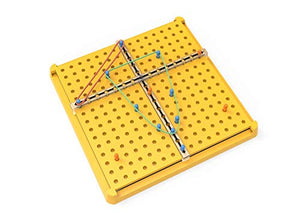 hand2mind XY Coordinate Pegboard Classroom Basics Kit, Prealgebra, Geo Board, Geometry Sets, Learning Shapes, Classroom Supplies, Math Manipulatives, (Set of 30)