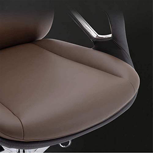 Modern Leather Executive Office Chair - Reclining (PU Leather-Gray)
