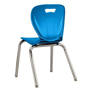 Learniture Shapes Series School Chair (18" H) Brilliant Blue