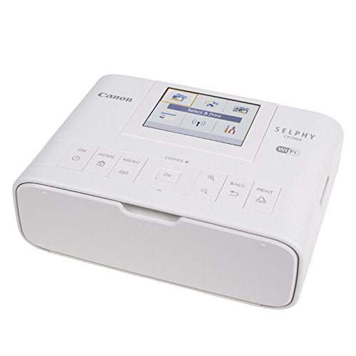 Canon Selphy CP1300 Wireless Compact Photo Printer with AirPrint and Mopria Device Printing, White