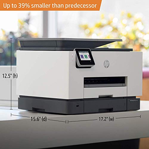 HP OfficeJet Pro 9025 All-in-One Wireless Printer Single-pass (Automatic) Document Feeder and Two Paper Trays  Smart Home Office Productivity  Instant Ink and Amazon Dash Replenishment Ready (1MR66A)