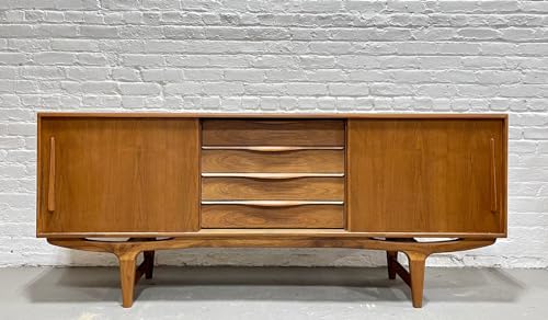 Lschool Mid Century Modern Danish Credenza/Media Stand/Sideboard