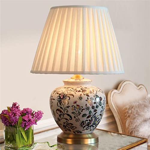 European Ceramic Dimmer LED Desk Lamp (Dimmable Switch, 55X38cm)