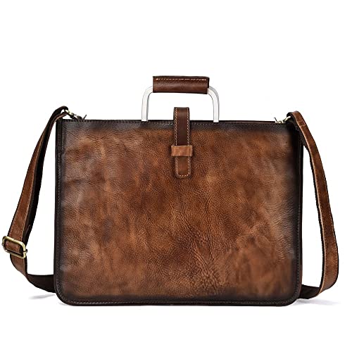 GYZX Business Men's Briefcase Men's Bag Retro Diagonal Bag Handbag Casual Shoulder Bag (Color : B, Size : 37 * 28cm)