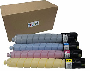 YOUTOP 4 Color Combo Remanufactured Toner Cartridge Compatible with Xerox Versalink C8000 Printer Extra High Capacity 106R04049 106R04046 106R04047 106R04048