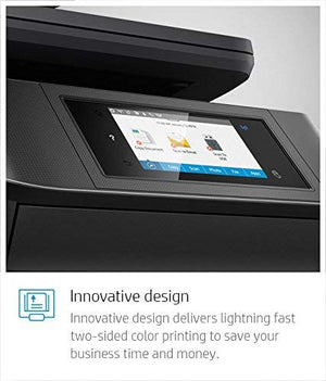 HP OfficeJet Pro 8715 All-in-One All-in-One Touch Screen Bluetooth Wireless Black Printer (Renewed)
