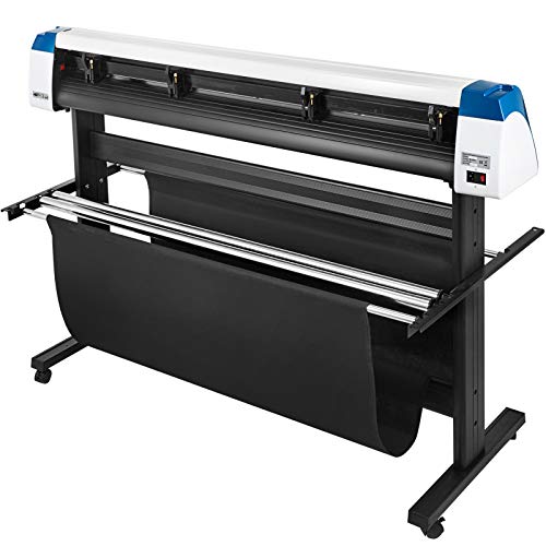 VEVOR Vinyl Cutter 53 Inch Vinyl Cutter Machine Semi-Automatic DIY Vinyl Printer Cutter Machine Manual Positioning Sign Cutting with Floor Stand Signmaster Software