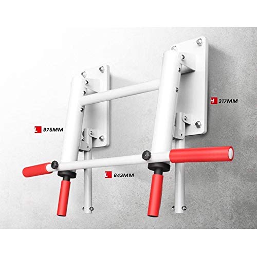 ZXNRTU Strength Training Equipment, Horizontal Bar, Mounted Chin Up Bar Home Gym Punch Bag，Body Workout with Soft Grip Handles Pull-up Bars