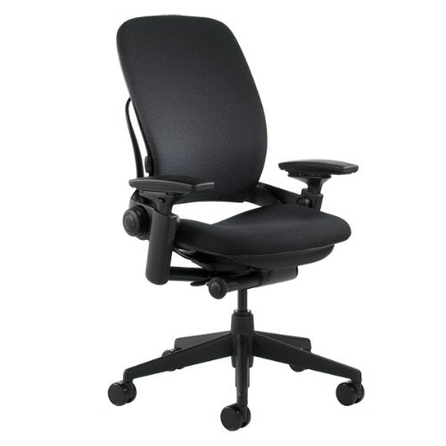 Steelcase Leap Fabric Chair, Black,46216179FBL