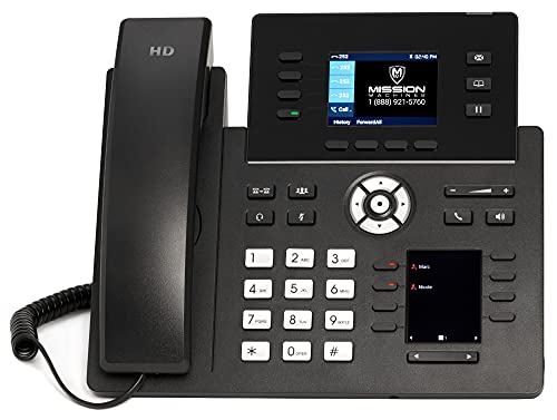MM MISSION MACHINES Business Phone System: Premium Pack - Auto Attendant/Voicemail, Cell & Remote Extensions, Call Recording - 2 Months Service (12 Phone Bundle)