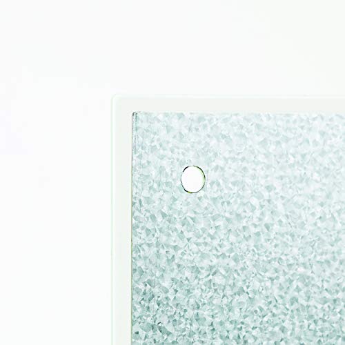 U Brands Magnetic Glass Dry Erase Board, Only for Use with HIGH Energy Magnets, 70 x 35 Inches, White Frosted Surface, Frameless (2300U00-01)