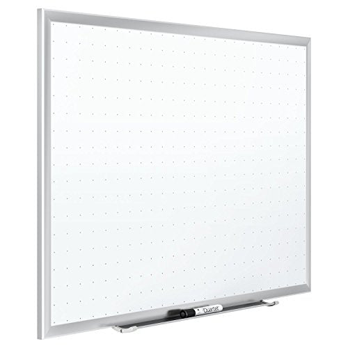 Quartet Dry Erase Board, Whiteboard/White Board, 6' x 4', Aluminum Frame, Classic Total Erase (STE537)