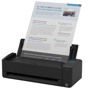 ScanSnap iX1300 Compact Wireless USB Color Document Scanner, Auto Feeder, Mac/PC - Black