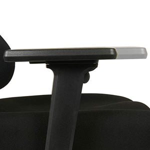 Alera ALEELT4214S Elusion II Series Mesh Mid-Back Synchro with Seat Slide Chair, Black