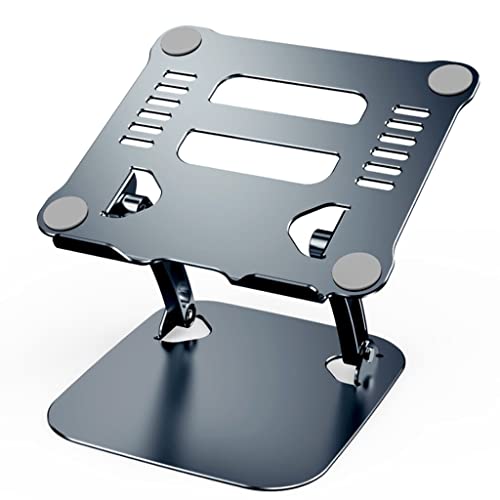 EYHLKM Laptop Stand Adjustable Base for Desk Bed Aluminium Notebook Desktop Stand for Folding Non-Slip Cooling Bracket (Color : A)