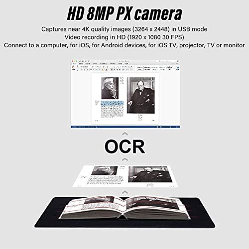 Acogedor 8MP Overhead Projector with USB Document Camera and A4 Photo Format Scaling